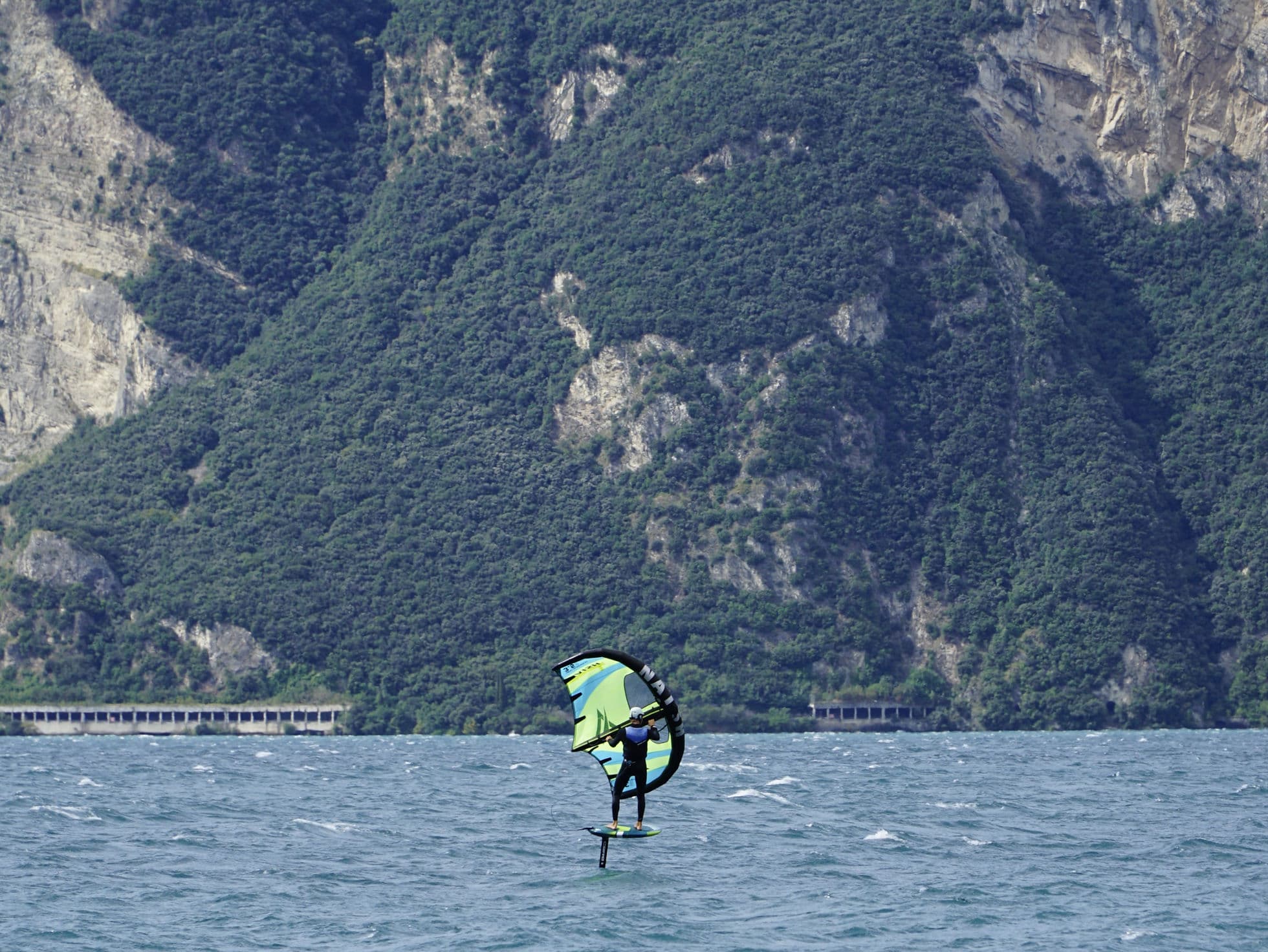 Wingfoiling at Lake Garda